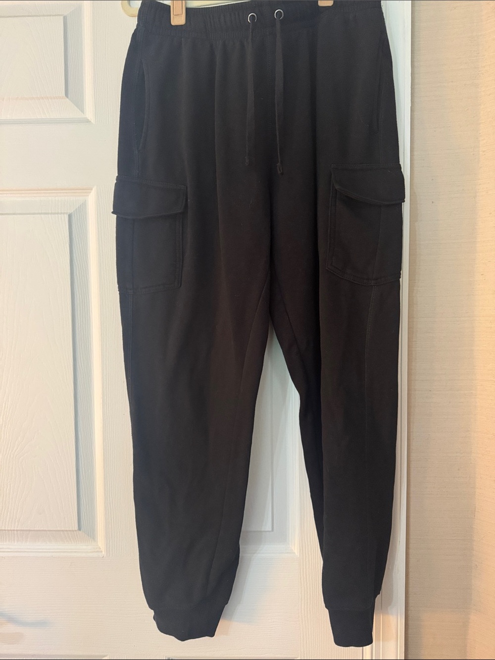 Goodfellow & Co Black Cargo Jogger Sweatpants